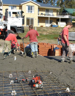 concreting Tasmania