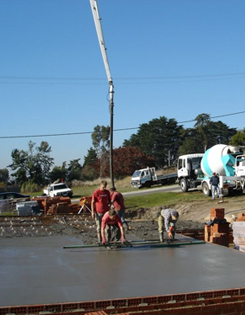 concreting team Tasmania