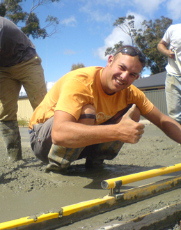 concreting Tasmania